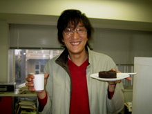 BOSSとコーヒーとケーキ