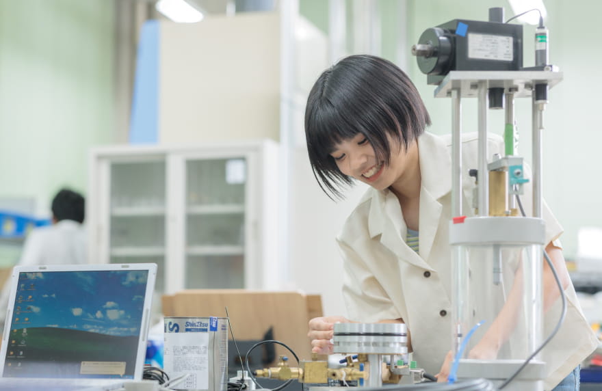 実験室内の様子