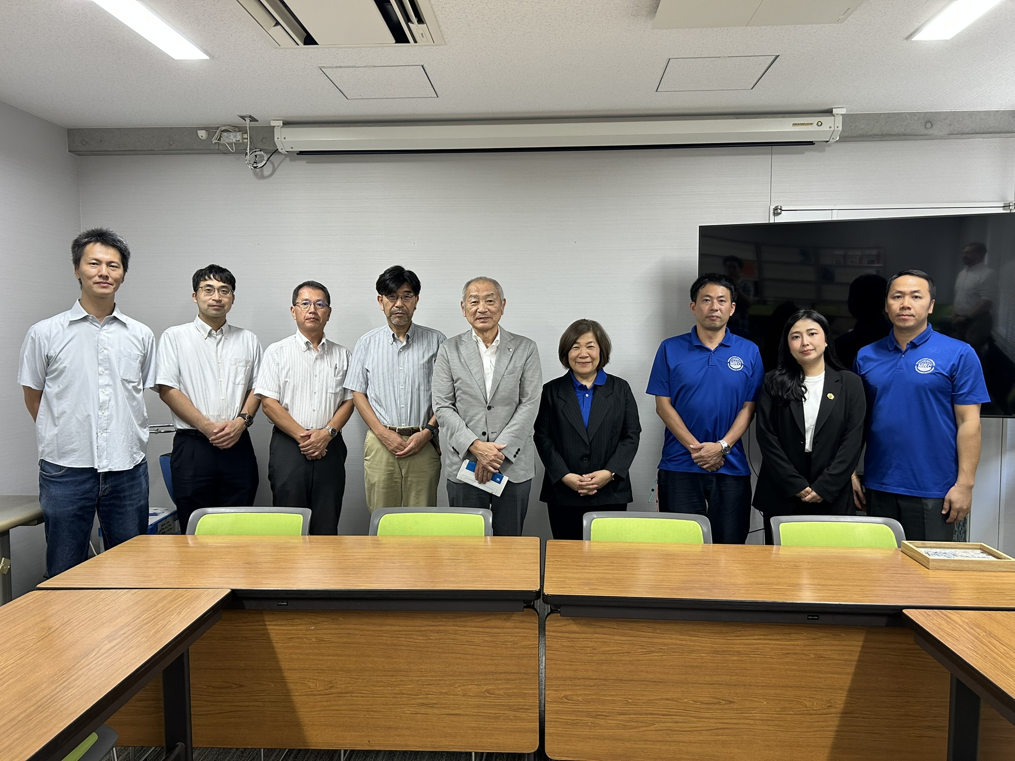 メコン河委員会からの使節団の来学